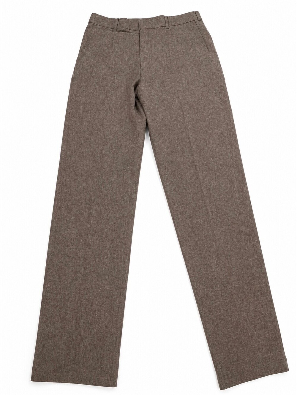 Vintage Levi's Action Slacks Women's Brown Polyester Dress Pants Straight Leg